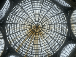 Ceiling of the dome of the Galleria Umberto I gallery