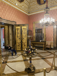 Interior of the Flemish Hall at the Royal Palace of Naples