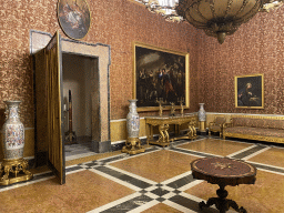 Interior of the Queen`s Room at the Royal Palace of Naples