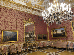 Interior of the Queen`s Second Parlour at the Royal Palace of Naples