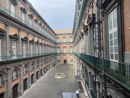 Northeast inner square, viewed from the Gallery at the Royal Palace of Naples