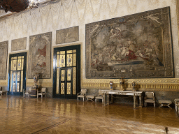 Interior of the Hercules Hall at the Royal Palace of Naples