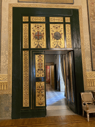 The door from the Hercules Hall to the Back Room at the Royal Palace of Naples