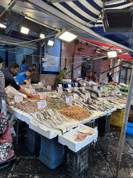 Fish at the Fish Market at the Via Supramuro street