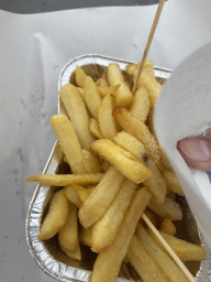 French fries at the Via Terracina street