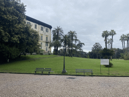 Southeast side of the Palazzina dei Principi building at the Real Basco di Capodimonte park