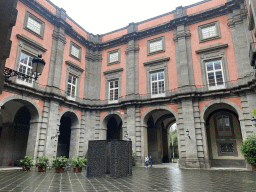 Inner square of the Museo di Capodimonte museum at the Real Basco di Capodimonte park