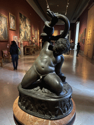 Statue at the First Floor of the Museo di Capodimonte museum