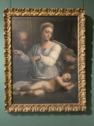Painting at the First Floor of the Museo di Capodimonte museum