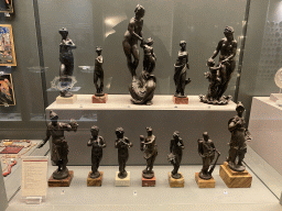 Statuettes of the Farnese Collection at the First Floor of the Museo di Capodimonte museum, with explanation