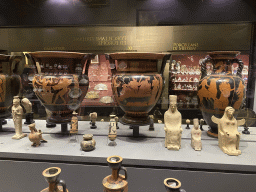 Vases and statuettes at the First Floor of the Museo di Capodimonte museum