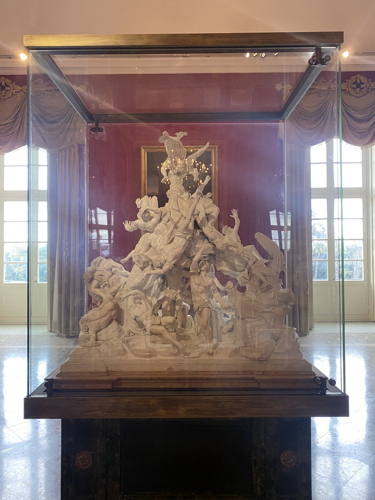 Sculpture at the First Floor of the Museo di Capodimonte museum