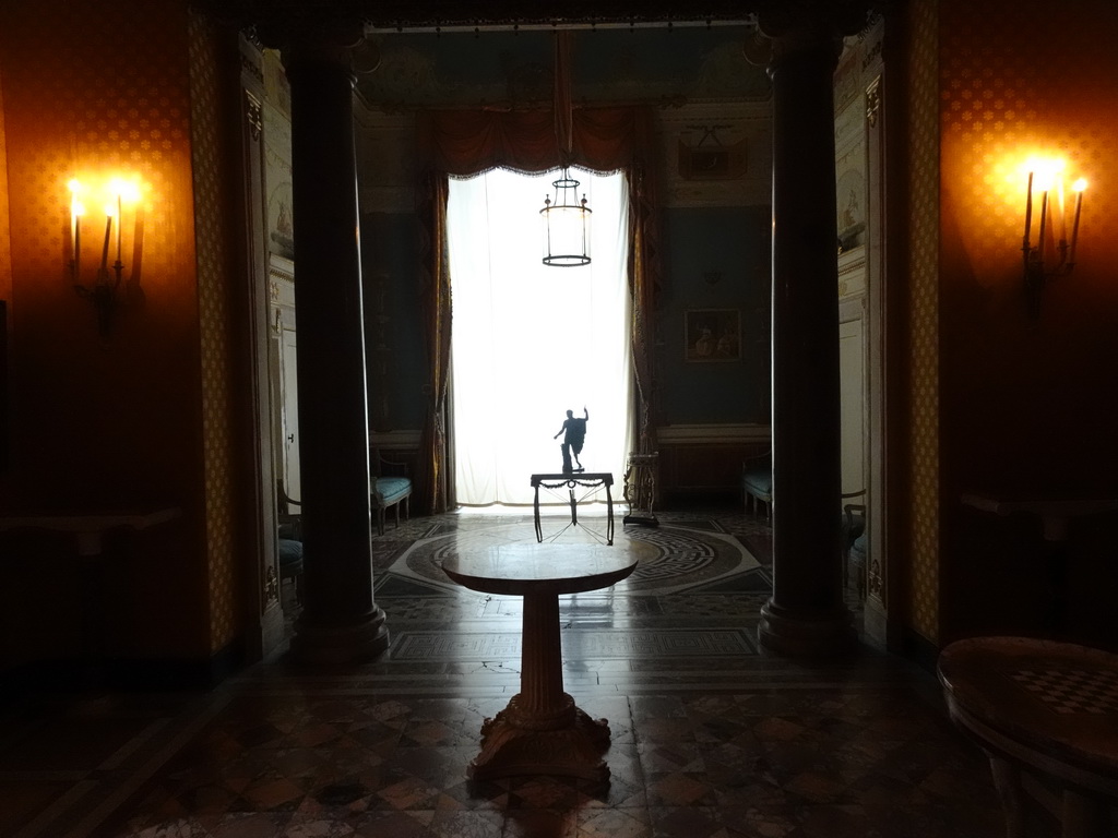 Interior of a room at the First Floor of the Museo di Capodimonte museum