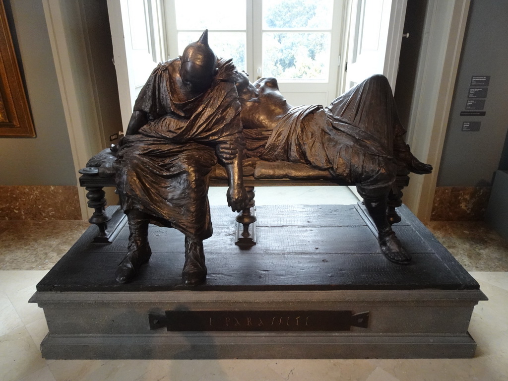 Sculpture at the First Floor of the Museo di Capodimonte museum