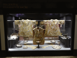Vestments and plates at the First Floor of the Museo di Capodimonte museum