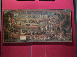 Painting `Cebetis Thebani Tabula` by Jan Sons at the First Floor of the Museo di Capodimonte museum