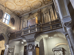 Balcony at the Chapel of Santa Restituta at the Duomo di Napoli cathedral