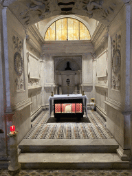 Altar with relic at the Crypt of San Gennaro at the Duomo di Napoli cathedral