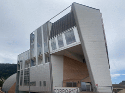 Facade of the Corporea building at the east side of the Città della Scienza museum