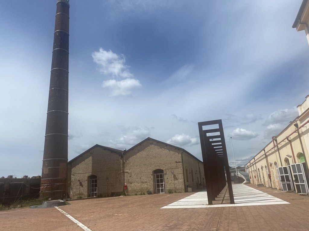 Buildings at the west side of the Città della Scienza museum