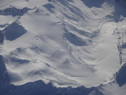 The Alps mountains, viewed from the airplane to Eindhoven