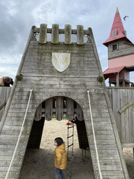 Max at the Play Castle at the Deltapark Neeltje Jans