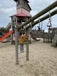 Max at the Play Castle at the Deltapark Neeltje Jans