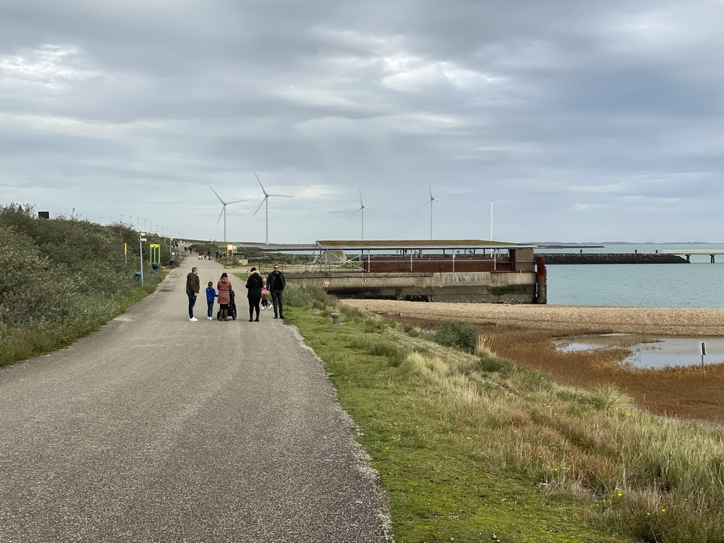 The Play Beach and the path to the tour of the Delta Works