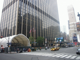 Madison Square Garden, with Pennsylvania Station (Penn Station)