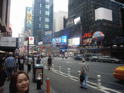 Miaomiao at Times Square