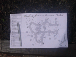 Map of the Woodbury Common Premium Outlets