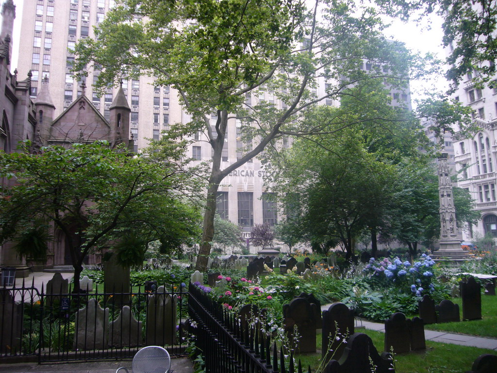 The cemetery of Trinity Church