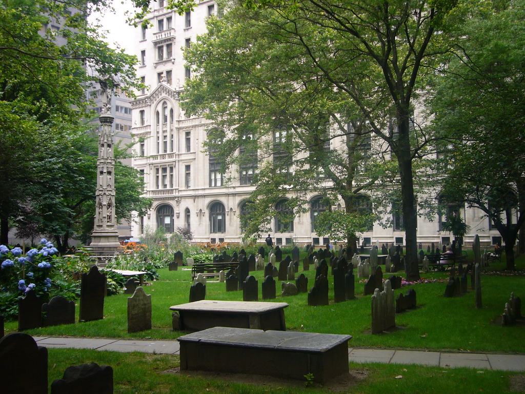 The cemetery of Trinity Church