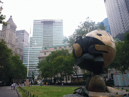 The Sphere in Battery Park