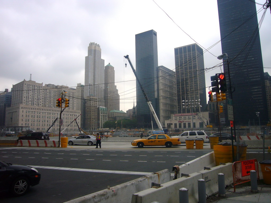 Ground Zero, the spot where the Twin Towers of the World Trade Center (WTC) stood