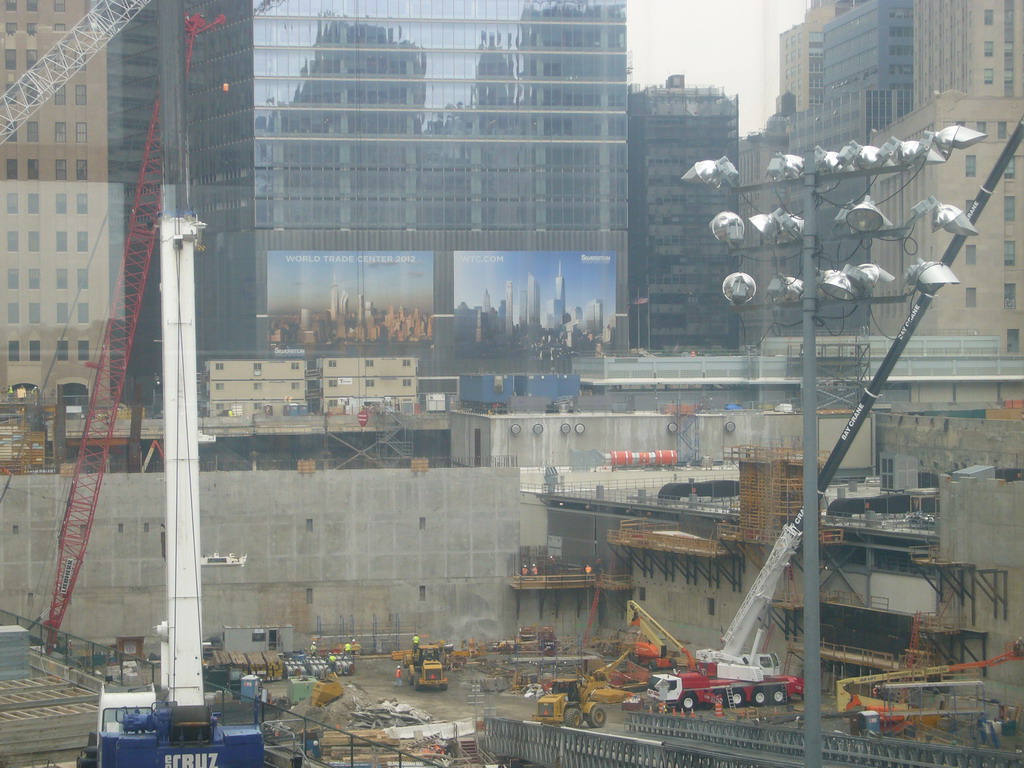 Ground Zero, the spot where the Twin Towers of the World Trade Center (WTC) stood