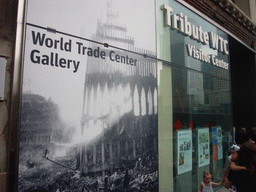 The front of the Tribute WTC Visitor Center