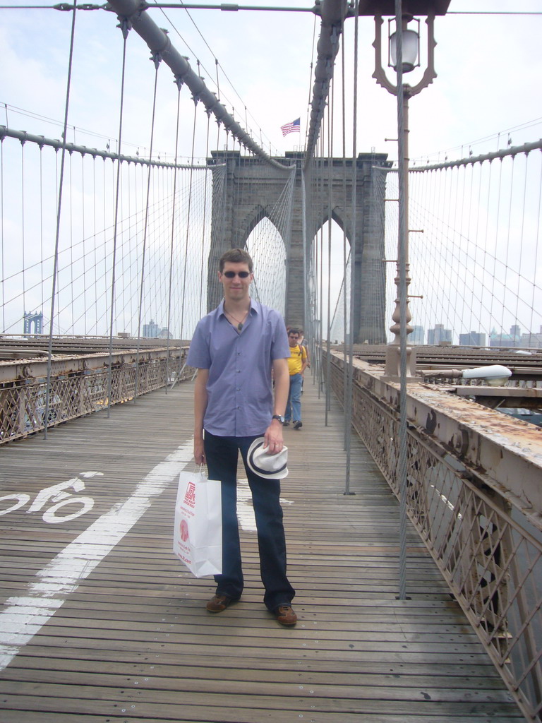 Tim at Brooklyn Bridge