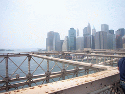 View on Manhattan from Brooklyn Bridge