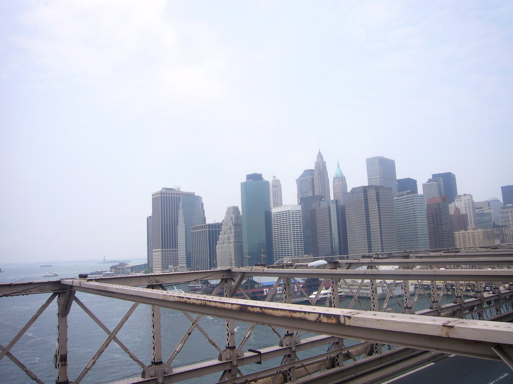 View on Manhattan from Brooklyn Bridge