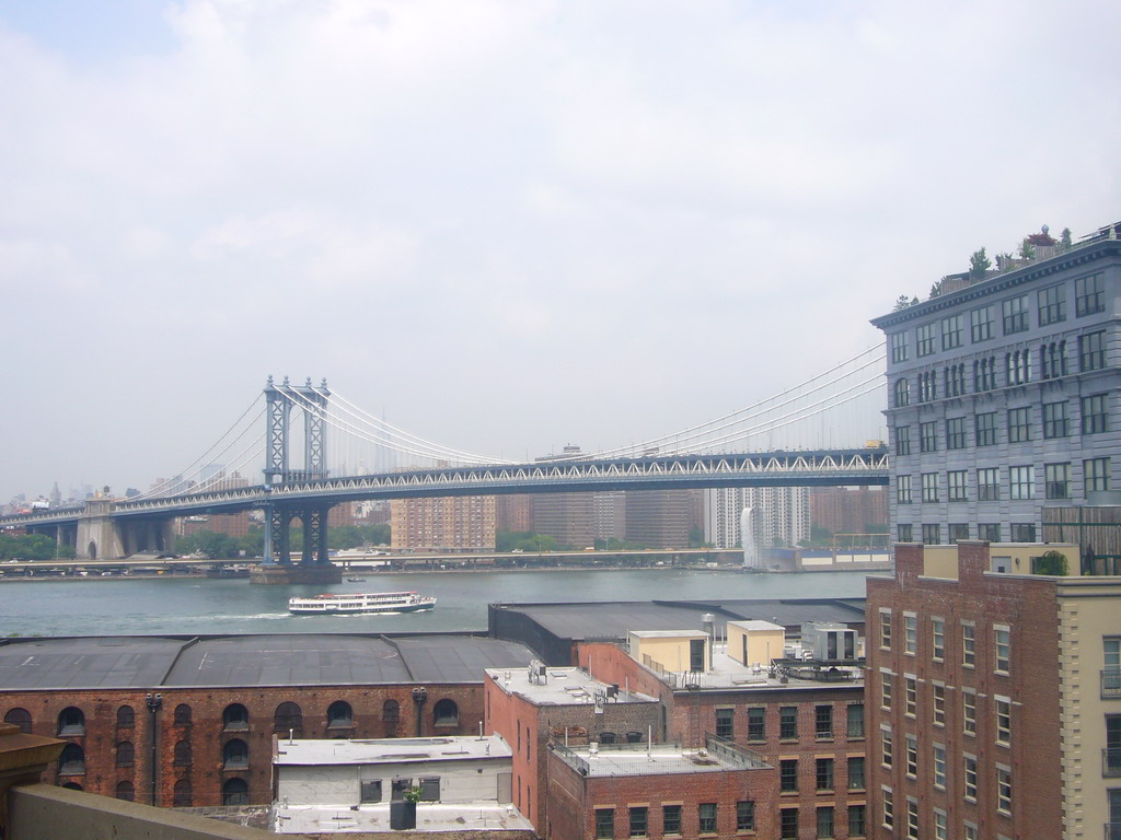 Manhattan Bridge, from the Brooklyn side of the Brooklyn Bridge