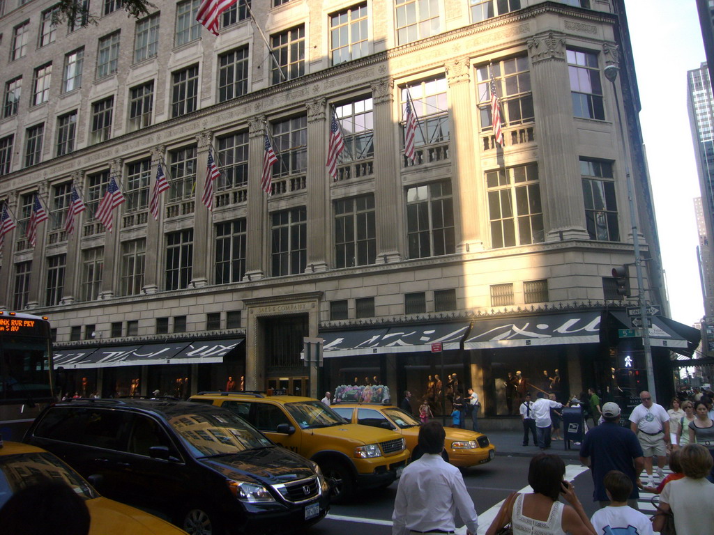 Saks & Company department store, at Fifth Avenue