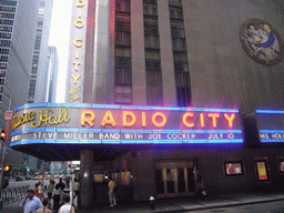 The Radio City Music Hall at Rockefeller Center