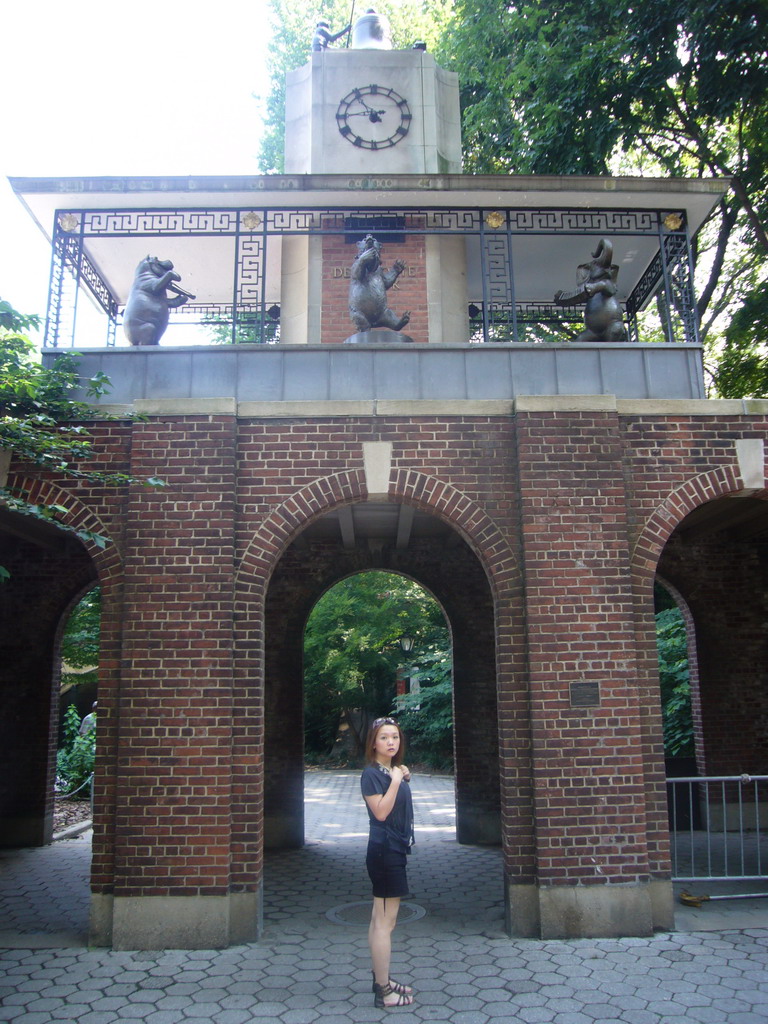 Miaomiao at the Central Park Zoo Clock
