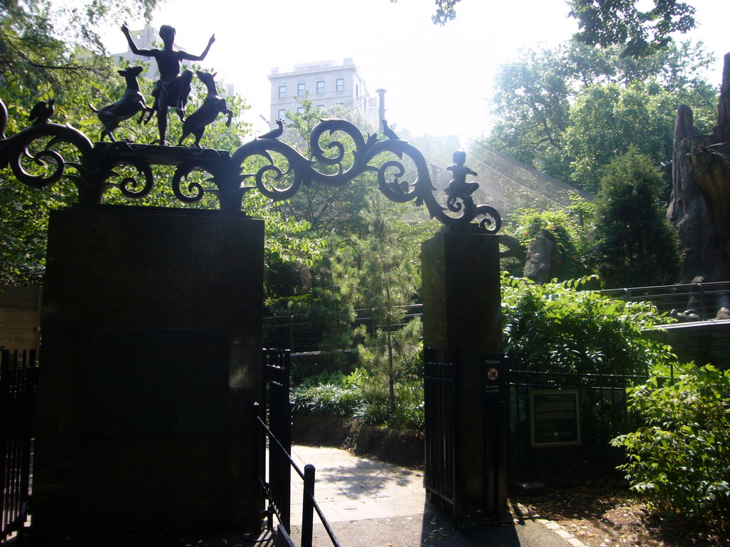 The Lehman Gate to the Children`s Zoo at Central Park