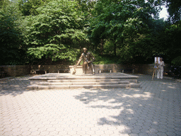 Sculpture of Hans Christian Andersen, in Central Park