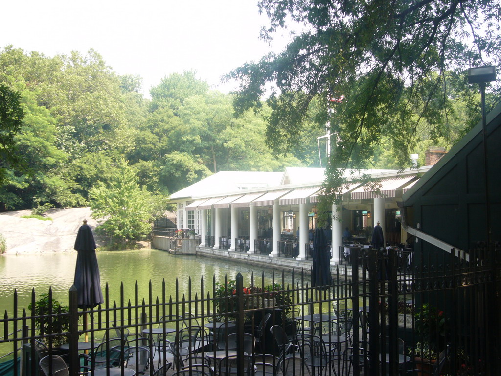 The Central Park Boathouse, at the Lake in Central Park