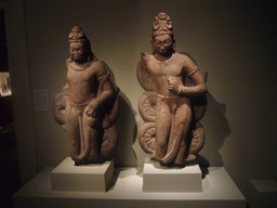 Two Asian statues, in the Metropolitan Museum of Art