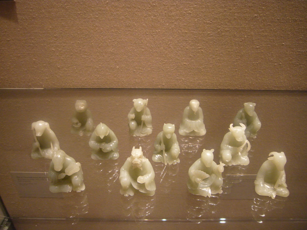 Small porcelain statues, in the Metropolitan Museum of Art
