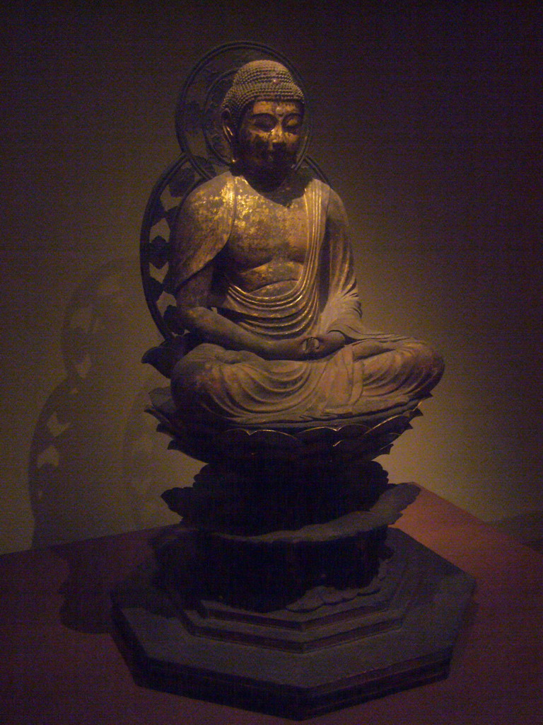 Buddhist statue, in the Metropolitan Museum of Art